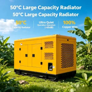 Tropicalized 100kVA 200kva Silent Diesel Generator for Nigeria Market with 50°C Radiator & SONCAP Certified