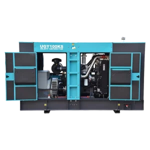 UGY Series Factory Customized 100KVA Silent Diesel Generators Water Cooled ATS 24V DC Electric Start Emergency Power Supply