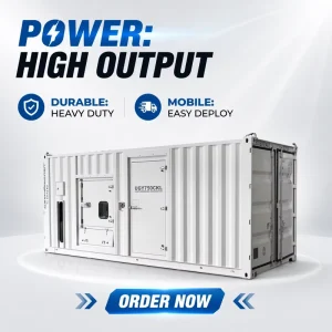 UNIV Customized High Power Containerized Silent Diesel Generator 750KVA 50Hz ATS Emergency Power Supply Engine