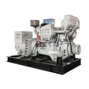 Uleengen 30GFS Silent Type Yachts Marine Diesel Engine Seawater Cooled Open Frame Power Generator 20 100 kW 3 Phase KVA ATS 99%