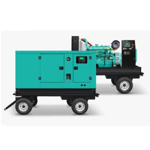 Ultra Quiet 500kva Portable Diesel Generator 400kw Rated Power Silent Type