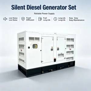 Ultra Quiet Diesel Generator Auto Start 1800 RPM ATS CE Certified Soundproof Power Supply 50 60Hz Residential Office Use