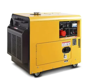 Ultra silent 12V DC Electric Start AC Single Phase Fins Portable Diesel Generator