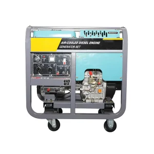 VISION DG10000E High Quality 10000E 8kW 8000W Open Type Diesel Generator Set 50Hz 60Hz Air cooled Single Three Phase Genset ATS
