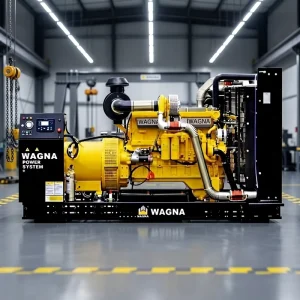 WAGNA DC275W 50 200KW 24V DC Electric Start 50Hz Water Cooled Industrial Diesel Generator IP23 Silent Type