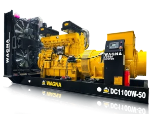 WAGNA DL1375W 50 1000KW 1250KVA 50Hz Water Cooled Industrial Diesel Generator 24V DC Electric Start Silent Type