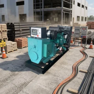 WEICHAI 150KW 187.5KVA 3 Phase 50HZ Open Frame Diesel Generator Set EU3 Cert Building Materials Industrial Park Temporary Power