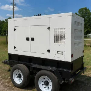WN-150GF Reliable Silent Diesel Genset 80kva 64kw Trailer 1500rpm Standby 3 Phase ATS Water Cooled 24V Start 8h Fuel
