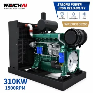 WP13B310E200 310KW 1800rpm 6 Cylinders in Line 4 Stroke Industrial Diesel Engine Water Pump