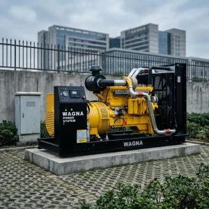 Wagna 320kw 400kva Open Frame Water Cooled Diesel Generator Set Three 400V 24V DC Electric Start 50/60Hz Industrial Standby
