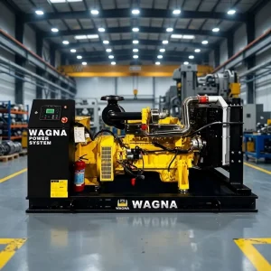 Wagna 88kw Open Type Water Cooled Diesel Generator Set 3 Phase 400V 50Hz 24V DC Electric Start Portable for Factory Mining