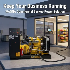 Wagna DE66W-50 48kW 65kva Reliable Diesel Generator 50hz 1500rpm Water Cooled Three Phase Mining Industrial Genset