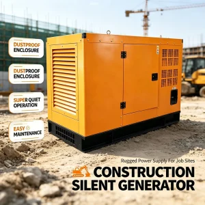 Water Cooled Digital Controller ATS Outdoor Portable 30kva Diesel Generator Silent Three Phase