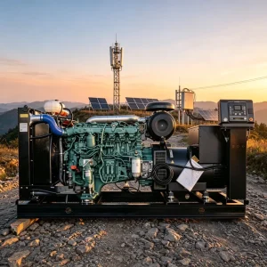 Water Cooled Engine 250kW 285kVA Heavy Duty Diesel Generator Set 480V 277V 60Hz for Oil and Gas