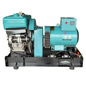 Water-Cooled Three Phase 20KW Copper Winding Open Frame Diesel Generator 50Hz Single Cylinder