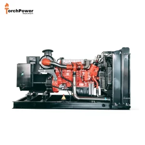 Water Cooling 280KW 500KW Diesel Generator Sets with Outdoor Soundproof for Residential Area/Construction Site