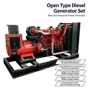Water Treatment Plant Operation Brushless Alternator Auto Start System Medium Power Unit 150kw Diesel Generator