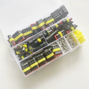 Waterproof IP67 Electrical Auto Wire Harness Custom Male Female Splice Automotive Connector 10A 300V 1P 2P 3P 4 Pins 352PCS