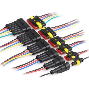 Waterproof Wire Connector Automotive Electrical Plug Quick Disconnect Wire Connectors 1 2 3 4 Pin