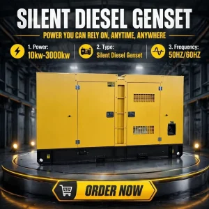Weatherproof 200kVA Silent Diesel Generator for Outdoor or Indoor Use