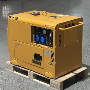 Weatherproof Diesel Generator 3 to 10kva Air Cooled Single Three Phase Canopy Construction Farm Emergency Backup Power Unit