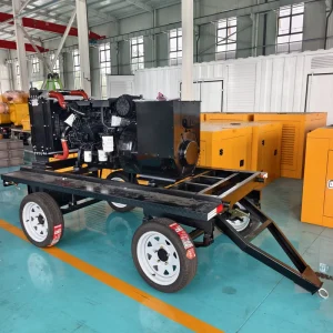 Weichai 100kw 125kva Mobile Trailer Mounted Diesel Generator Set for Outdoor Engineering and Construction