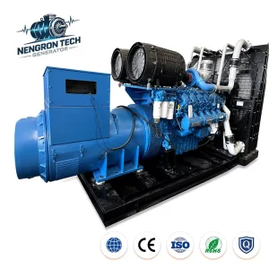 Weichai 1500kVA Industrial Open Type Diesel Generator 1500rpm Engine Standby Power Supply for Critical Infrastructure Project