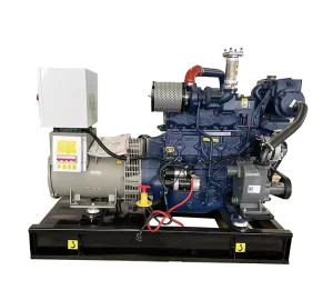 Weichai 20 75KW Marine Generator Set Open Type NG LPG Diesel Genset Ship Boat CCS ISO 3Phase Standby Power 20kw30kw40kw50kw75kw