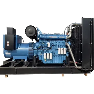 Weichai 6M33D633E200 633KW 790KVA Open Frame Type Diesel Generator Brushless Alternator Remote Start Control 50 60HZ With ATS