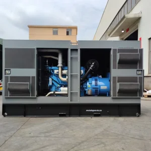 Weichai Baudouin 400kVA Diesel Generator Set Silent Type Leroy Somer 50Hz Industrial Power