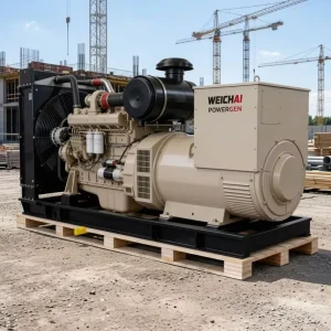 Weichai Engine Diesel Generator Set 100 Kva 500 Kva 220V 400V Rated Voltage Open Frame Trailer Remote Start 60Hz 1800 RPM ATS