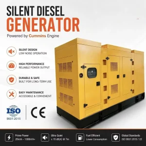 Weichai Industrial Diesel Generator 150kVA-500kVA Silent Open Type Standby Power Station Unit Portable Mobile Household Use