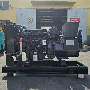 Weichai Powered 50kVA 40kW 380V 50 60Hz Super Silent Stamford Open Frame Canopy Type Water Cooled Diesel Generator Auto