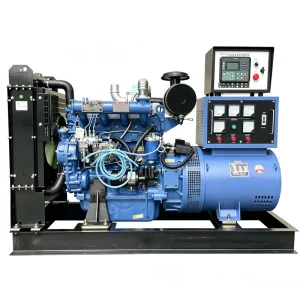 Weifang Engine R4108ZD 50KW 62KVA Open Trailer Type Diesel Generator Set 50 60HZ 110V 220V 380V Water Cooled 24V DC Start ATS