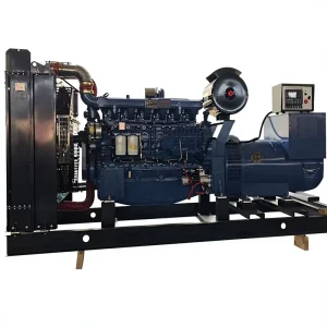 Weifang HWP12ZLD 518KW 645KVA 1 3Phase 50 60HZ Diesel Generator Set Auto Start With ATS Water Cooled Open Type Genset 1500 1800