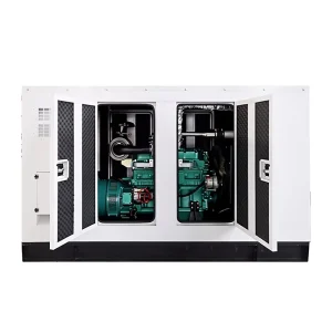 Weifang KD-120GF 120KW Diesel Generator Set Sound Box Customized Three-Phase AC 400/230V Pure Copper Emergency Standby