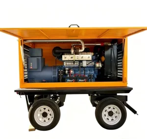 Weifang R6105IZLD 155KW 190KVA Portable Diesel Generator with 50 60Hz 1500RPM Alternator Diesel Generator with Rain Shelter