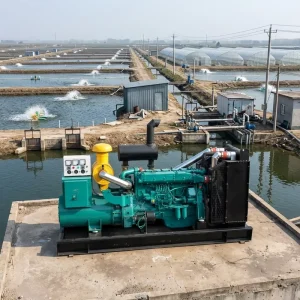 Weifang Ricardo 200KW 250KVA 3 Phase 50HZ Open Frame Diesel Generator Set for Large Aquaculture Farm Power Guarantee