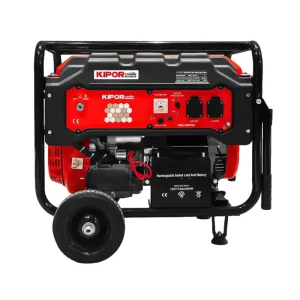 Wheeled Mobile Gasoline Generator Anti-vibration Petrol Power Generator for Standby Electricity