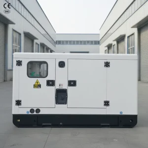 White 60kw 75Kva Silent 75 Decibels Automation Ats MTS Diesel Generator Three Phase Current 50HZ 60HZ 380V 220V