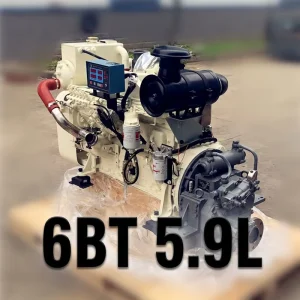 Worldwide Warranty 150HP 5.9L Cumins 6bt Engine and Gearbox for Diesel Marine