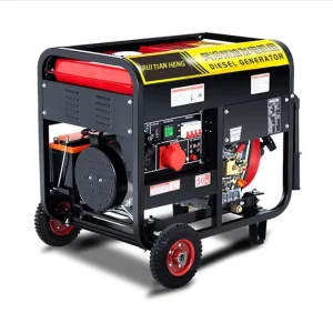 YACMADHA Household Portable Diesel Generator Set 5KW 6KW 8KW 10KW Single Cylinder Air cooled 12V DC Electric Start 380V 230V