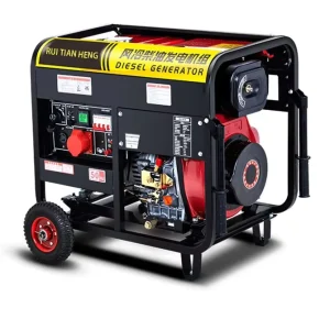 YACMADHA Small Home Diesel Generator 5kW 6kW 8kW 10kW 6.5KW Single Cylinder Air Cooled Genset 230V 380V 12V DC Electric Start