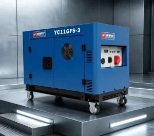 YC11GFS 3 11kW Silent Diesel Generator 3 Phase Equal Power Single Phase 400V 230V V Twin Genset 12kW Max Electric Start