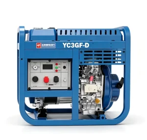 YC3GF-D 3KW Single Phase 230V Diesel Generator Set Air Cooled Engine Portable Open Frame 1800 RPM 50/60Hz 10L Fuel Tank