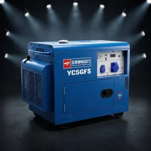 YC5GFS YCGFS-3 5kW Single Phase Diesel Generator Super Silent Portable Type Electric Start Air Cooled AVR 1800 RPM 230V