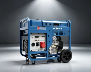 YC8GF 3 8kW 10kVA Portable Diesel Generator Set Single Three Phase Equal Power 230V 400V Air Cooled Electric Start ATS 50 60Hz