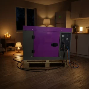 YM13000SE Silent Type Diesel Generator Air-Cooled 50 60Hz 3000RPM Single Phase Energy Saving 99% Efficiency 220V