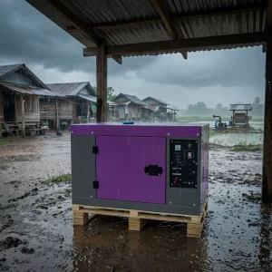 YM13000SE Silent Type Diesel Generator Air-Cooled 50 60Hz 3000RPM Single Phase Energy Saving 99% Efficiency