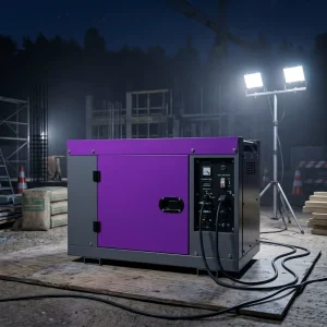 YM13000SE Silent Type Diesel Generator Air Cooled 50 60Hz 3000RPM Single Phase Energy Saving 99% Efficiency Home ATS